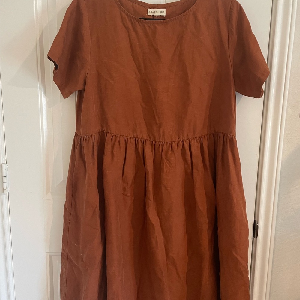 Tradlands Nico Dress Size M Rust